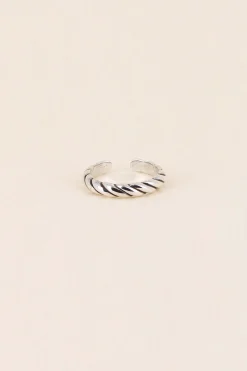 Philippe Audibert Bague Alliance Torsadee Argente Sale