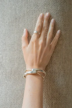 Philippe Audibert Bague Anne Bombee Argente Fashion