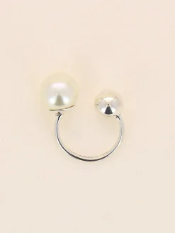 Philippe Audibert Bague Dina Perle Gm Argente Sale