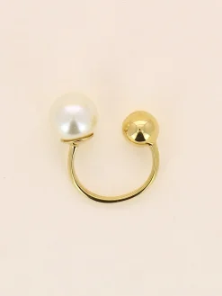 Philippe Audibert Bague Dina Perle Gm Dore Best