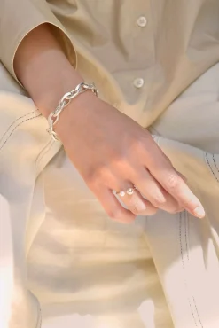 Philippe Audibert Bague Dina Perle Pm Argente Shop