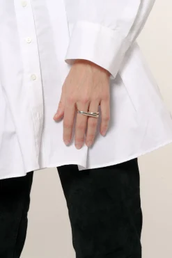 Philippe Audibert Bague Double Bena Argente Online