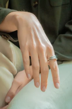 Philippe Audibert Bague New Africa Argente Hot