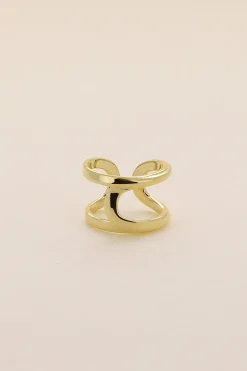 Philippe Audibert Bague Sef Dore Discount