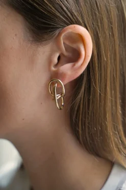 Philippe Audibert Boucles D'Oreilles Adena Dore Clearance