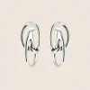 Philippe Audibert Boucles D'Oreilles Adena Argente Hot