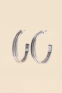 Philippe Audibert Boucles D'Oreilles Alicia Pm Argente Outlet