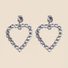 Philippe Audibert Boucles D'Oreilles Coeur Strass Hot