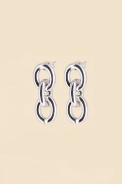 Philippe Audibert Boucles D'Oreilles Edmund Double Argente Flash Sale