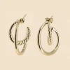 Philippe Audibert Boucles D'Oreilles Jane Gm Dore New