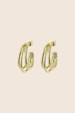 Philippe Audibert Boucles D'Oreilles Neal Pm Dore Hot