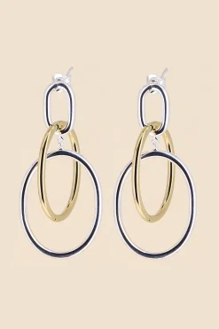 Philippe Audibert Boucles D'Oreilles Patxi Lisse Bicolore Hot