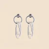 Philippe Audibert Boucles D'Oreilles Ridley Rond Argente Clearance