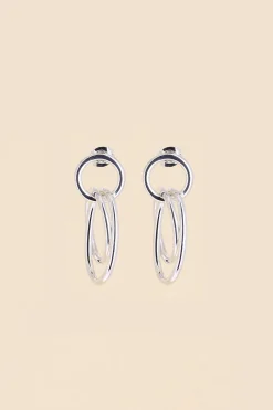 Philippe Audibert Boucles D'Oreilles Ridley Rond Argente Clearance