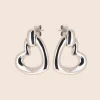 Philippe Audibert Boucles D'Oreilles Soline Argente Discount