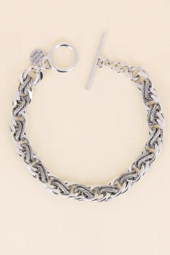 Philippe Audibert Bracelet Chaine Homme Torsade Striee Sale