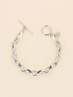 Philippe Audibert Bracelet Elton Twisted Argente Sale