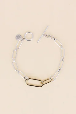 Philippe Audibert Bracelet Ena Double Bicolore Clearance