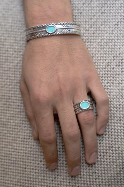 Philippe Audibert Bracelet Homme Terri Turquoise Discount